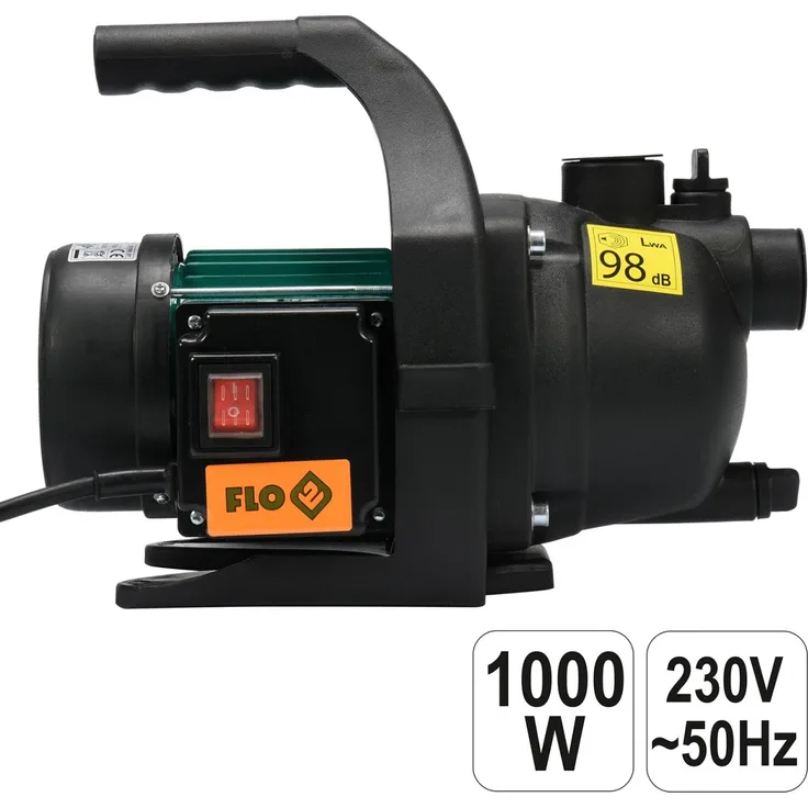 Flo 1000 Watt 3800 l/h Gartenpumpe