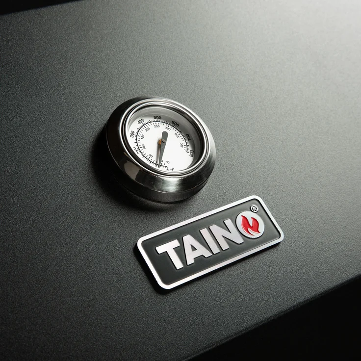 TAINO BLACK 4+1 93584 Gasgrill mit Seitenbrenner Gasgrill 4 Brenner Standgrill Matt Schwarz – Bild 8