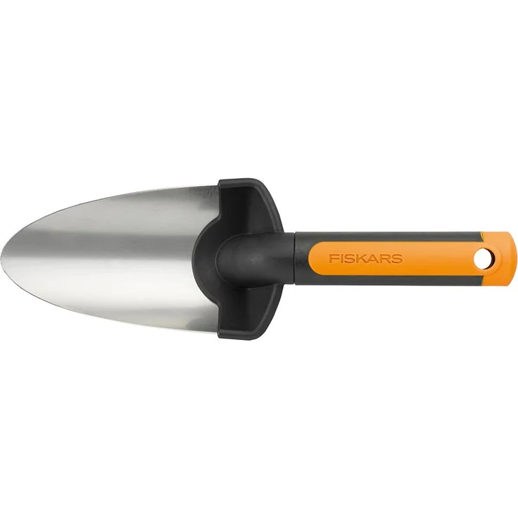 Fiskars Pflanzkelle, Länge 27 cm, Rostfreie Stahl-Kelle, Schwarz-Orange, Premium, 1000727 – Bild 2