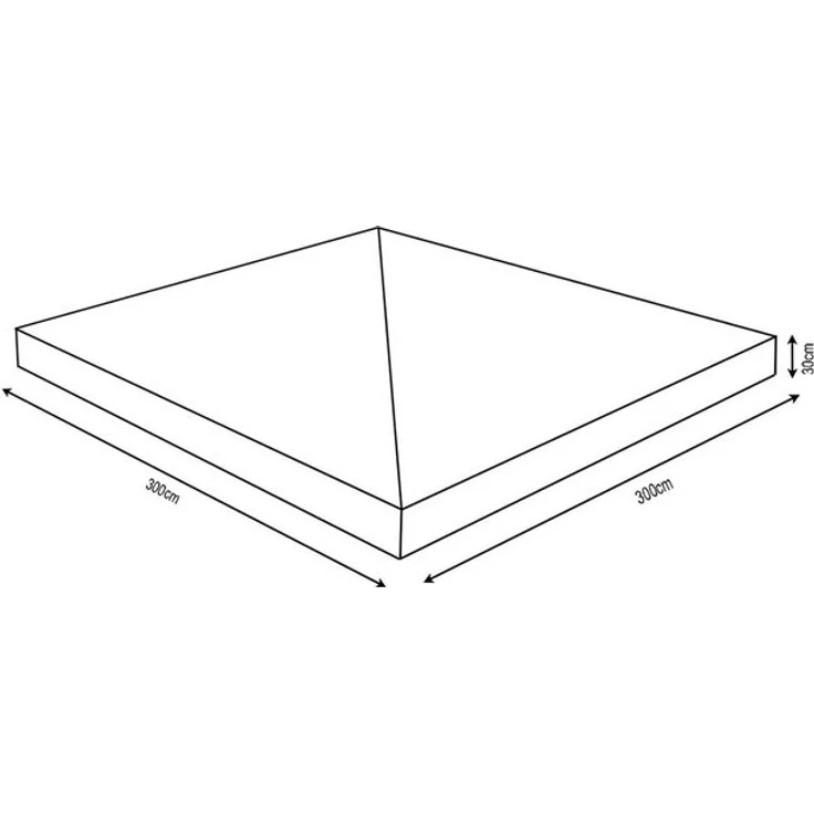 Quick Star Pavillon-Schutzhülle, für 300x300 cm – Bild 1