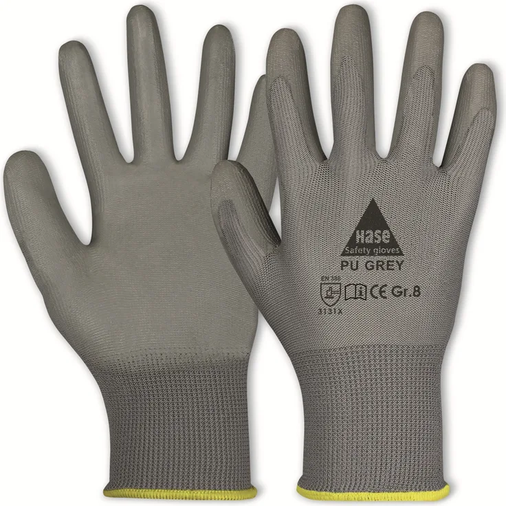 Arbeitshandschuhe PU, PU grey, EN 388, EN 420, grau, Größe 11