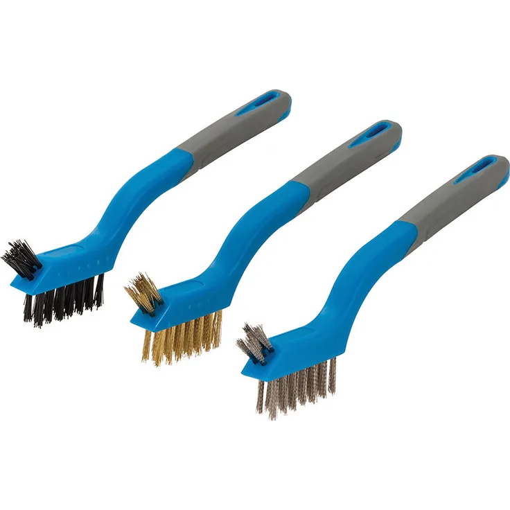 Silverline Mini-Drahtbürsten, 3-tlg Satz