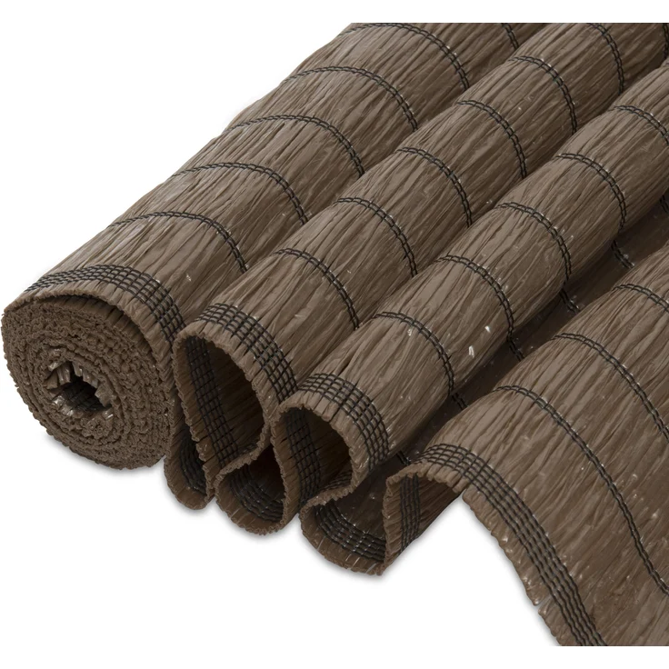 Windhager 06535 Sichtschutzmatte Raffia 120 x 300 cm, braun – Bild 1