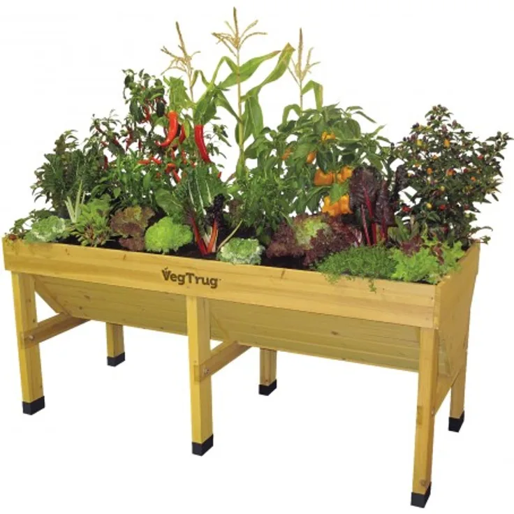 VegTrug Hochbeet VegTrug Medium L180cm Farbe natur Länge 180 cm