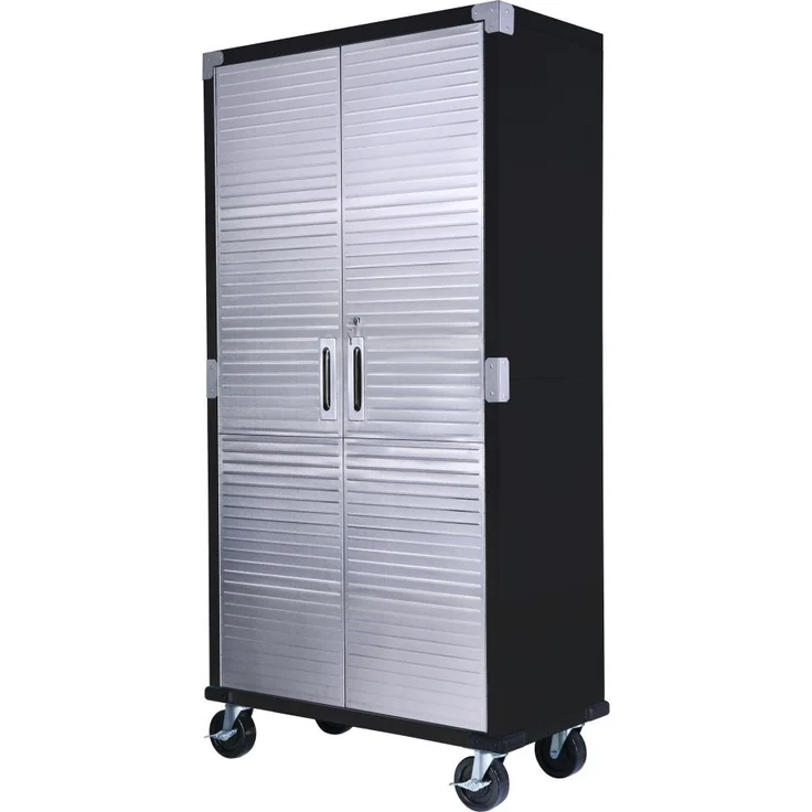 Primaster Metallschrank 90 x 46 x 183 cm, Belastbarkeit 250 kg – Bild 1