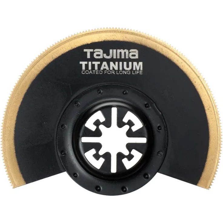TAJIMA Sägeblatt für Oszillierende Maschinen Multimaster-Universal 88mm HSS Titan halbrund, TAJ-30880