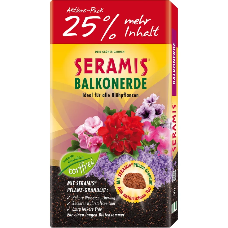 Seramis Balkonerde 50 Liter