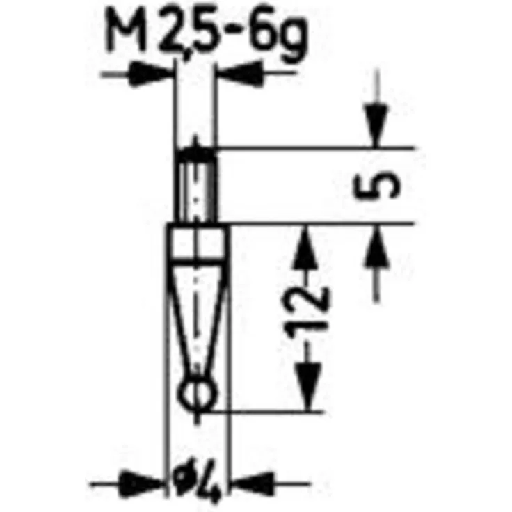 Käfer Messeinsatz HM Kugel Typ 18- 4,0mm