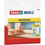 tesamoll Schaumstoffdichtung für Fenster und Türen, einfache Qualität, 6m x 9mm