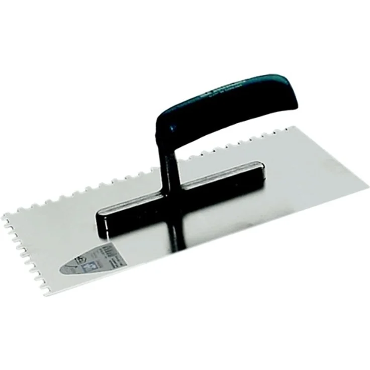 Haromac 10515008 Glättekelle Made in Germany 8x8mm gezahnt, 280mm, rostfrei