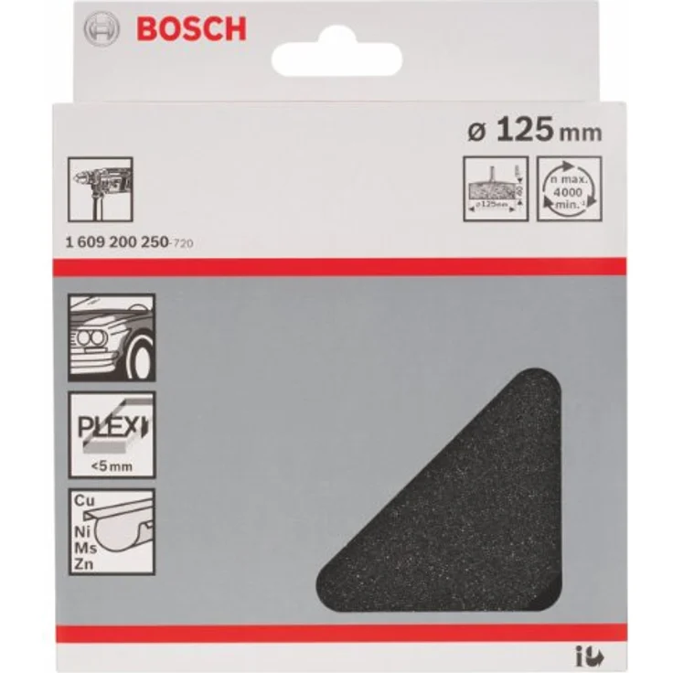 Bosch Professional Polierschwamm 125mm, 1 Stk. - Preisvergleich – Bild 1