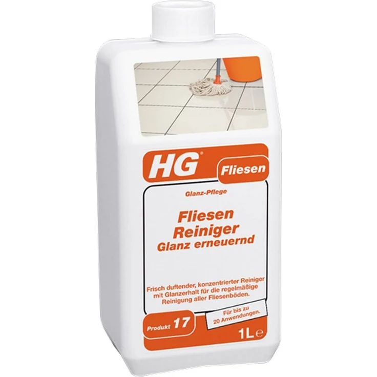 HG Fliesen Reiniger Glanz erneuernd 1 Liter – Bild 1