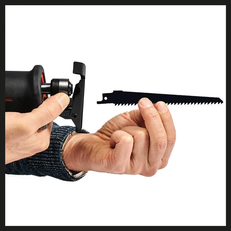 Einhell Akku Reciprosäge TE-AP 18 Li Solo Power X-Change PXC (Lithium Ionen, 18 V, werkzeugloser Sägeblattwechsel, max. 100 mm in Holz, ohne Akku und Ladegerät) – Bild 3
