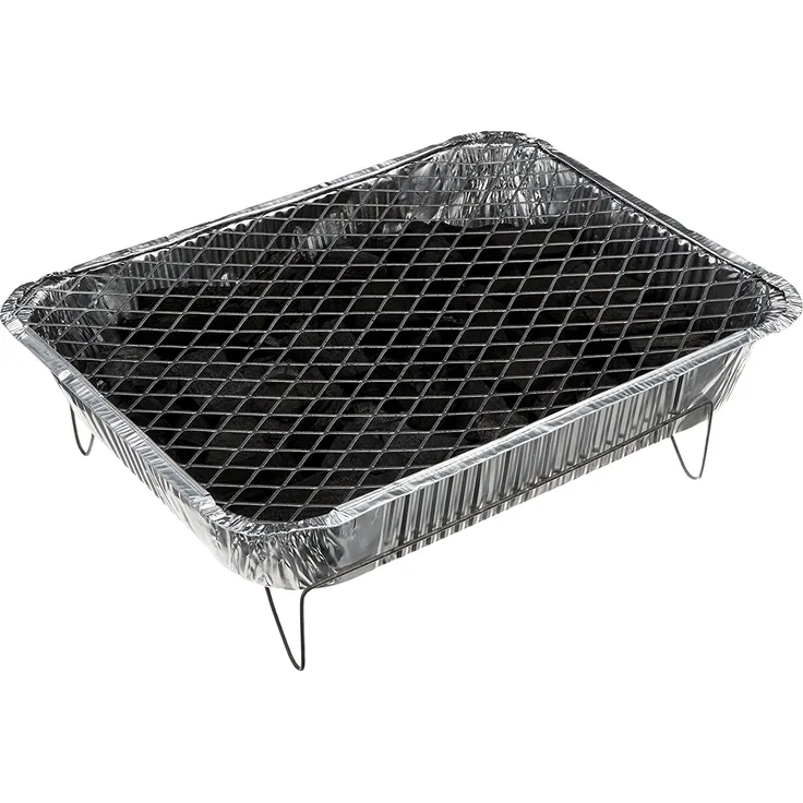 LANDMANN Holzkohlegrill Chef Einweggrill, Grillfläche 29 x 22 cm