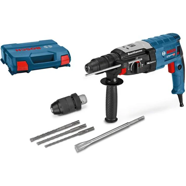 Bosch Professional Bohrhammer GBH 2-28 F mit SDS-Plus inkl. 3 tlg. Bohrer-Set + L-Case – Bild 1