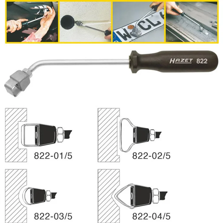 Hazet Winkelschaber, Artikel Nr. 822