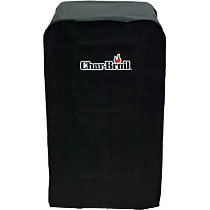Char-Broil 140 763 Grillabdeckung, für Smoker, schwarz, wetterfest