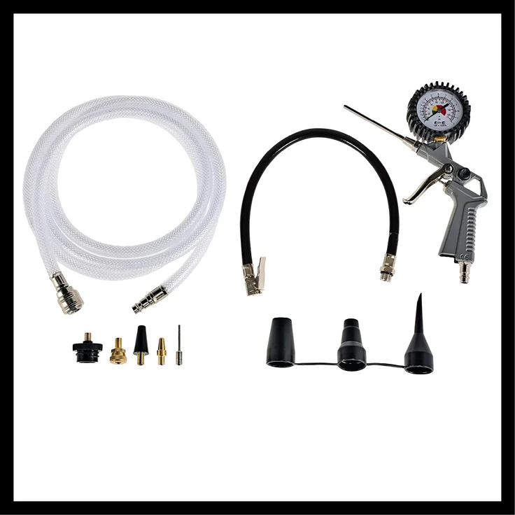 Einhell Akku-Kompressor TE-AC 36-6-8 Li OF ölfrei Set Power X-Change PXC 2x18V, Li-Ion, max. 8 bar, 6 Liter-Tank, ölfreier Motor, inkl. Zubehör, ohne Akku und Ladegerät – Bild 6