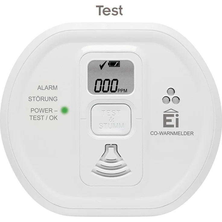 Ei Electronics Ei208D CO Kohlenmonoxidmelder (mit Display und Batterie) – Bild 5