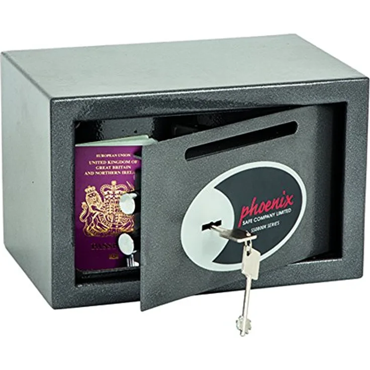 Phoenix SS0801KD Vela Deposit Home & Office Safe mit Schlüsselschloss (sehr klein)