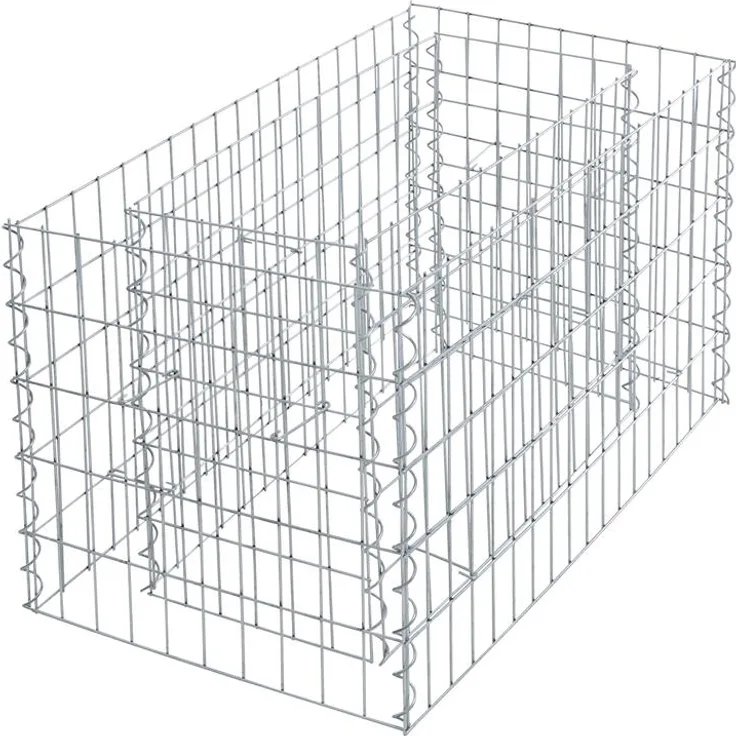 ESTEXO Gabionenhochbeet Hochbeet Gabione 630x50x50 cm Pflanzkorb Drahtgitter Steinkorb