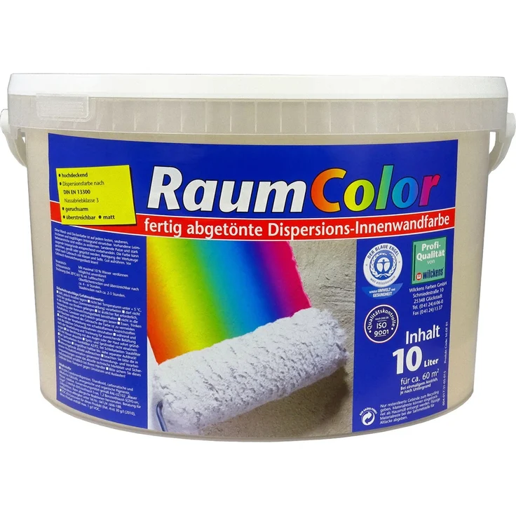 Wilckens - Wilckens Raumcolor Cafe au Lait Innenfarbe Wandfarbe hochdeckend matt Farbe - braun – Bild 1