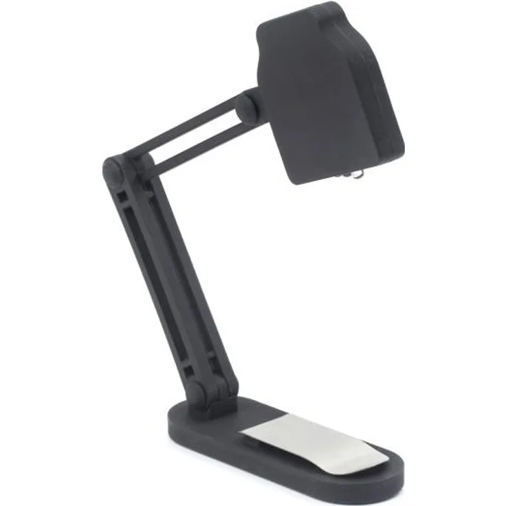 Kikkerland LED-Taschenlampe Slim Folding Book Lamp, Acryl, Schwarz, 10 2.9 17 cm