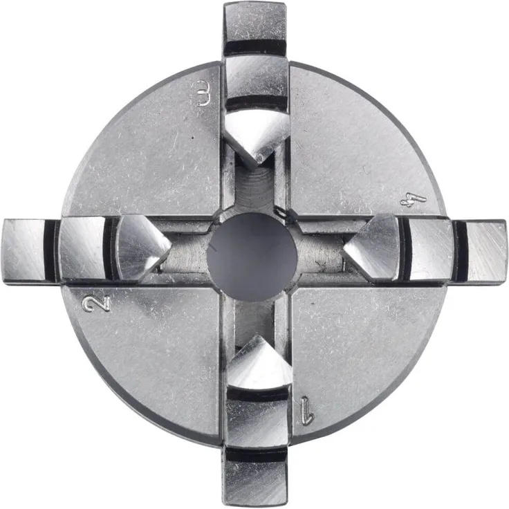 Proxxon Vierbacken-Drehfutter, zentrisch spannend, für Feindrehmaschine FD 150|E - GmbH