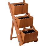 dobar 29251e Blumentreppe, Braun, 41 x 55 x 85 cm