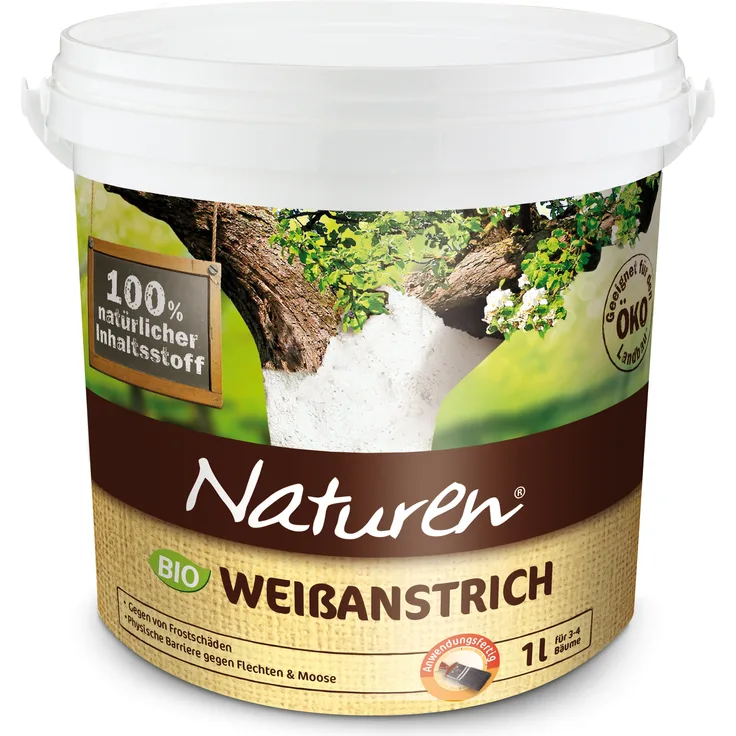 Naturen SUBSTRAL Naturen BIO Weißanstrich, 1 Liter