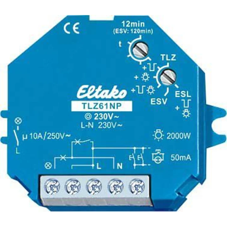 ELTAKO Treppenlicht-Zeitschalter TLZ61NP-230V