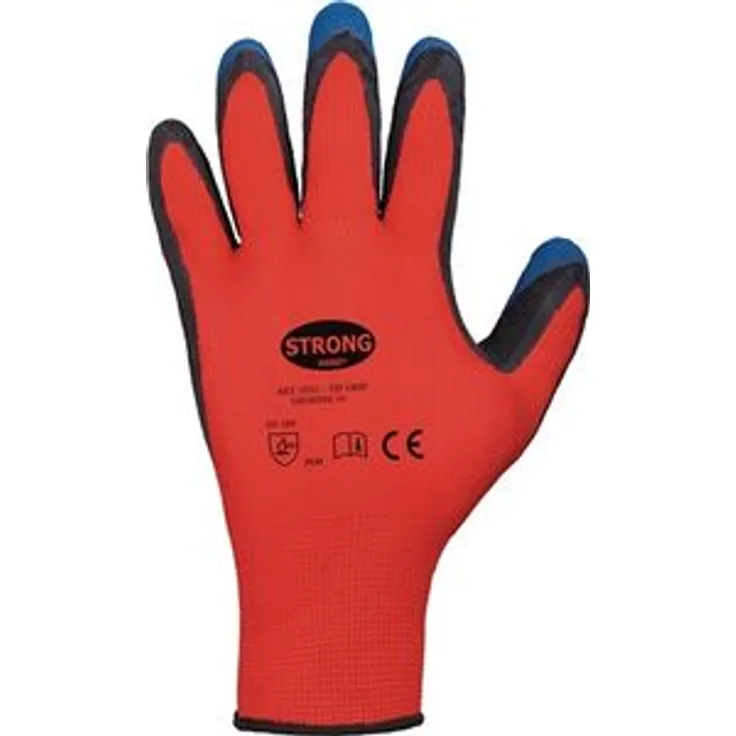 TIP GRIP Stronghand Arbeits- Handschuhe doppelt beschichtet - Profi Qualität