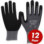 NITRAS 8800 Flexible Fit Allroundhandschuhe Gartenhandschuhe, hohe Abriebfestigkeit, sehr guter Grip - VPE 12 Paar, Größe:7