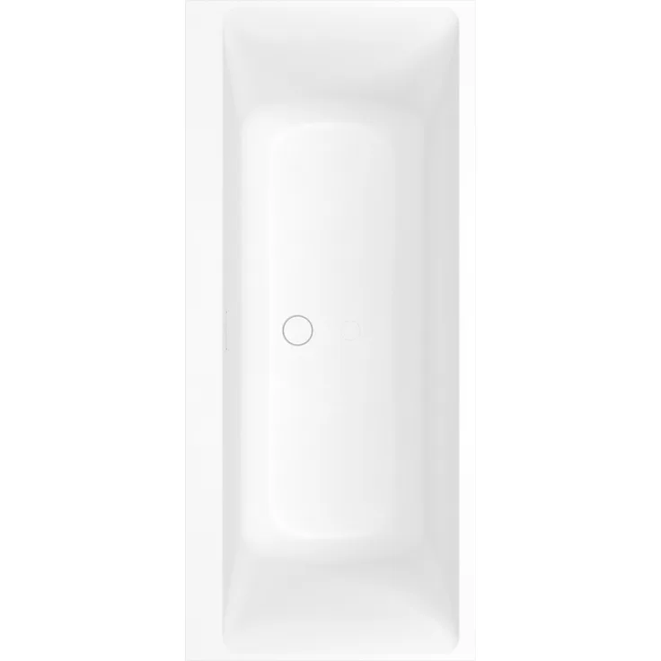 Villeroy & Boch Subway 3.0 rechteckige Badewanne, 1700x750 mm, Quaryl, SilentFlow, UBQ170SBW2TDV, Farbe: Stone White - UBQ170SBW2TDV-RW