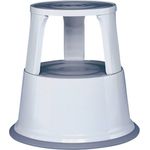 Wedo 212137 Rollhocker Metall, - und GS-geprüft, Höhe 43 cm, Tragkraft 150 kg, lichtgrau