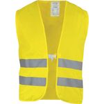 Warnweste Gr.univ.gelb EN 20471 Kl.2 ASATEX