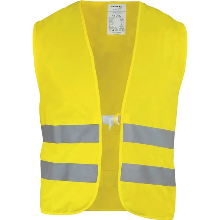 Warnweste Gr.univ.gelb EN 20471 Kl.2 ASATEX