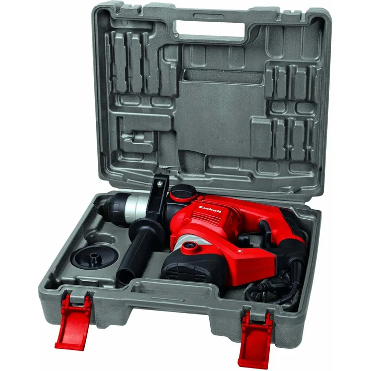 Einhell Bohrhammer TH-RH 900-1 (900 W, 3 J, Bohrleistung in Beton 26 mm, SDS-Plus-Aufnahme, Metall-Tiefenanschlag, Koffer) – Bild 5