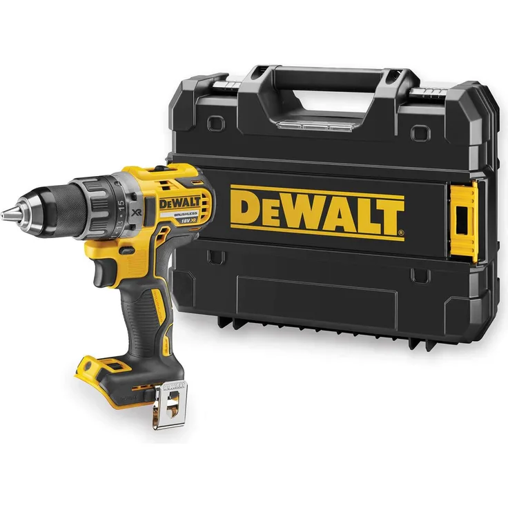 DeWalt Bohrschrauber (18 Volt, mit zwei-Gang Vollmetallgetriebe, LED-Arbeitsleuchte, für Langzeiteinsatz geeignet, ohne Akku und Ladegerät) DCD791NT