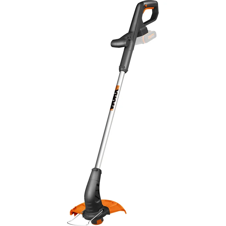 WORX WG157E.9 Akku Rasentrimmer 20V ? 2-in-1 Gerät: Kantenschneider Rasen mit Rasentrimmer ? Praktische automatische Fadenverlängerung ? Inkl. Fadenspule & Sicherheitsschutz ? ohne Akku & Ladegerät, Schnittbreite: 25 cm – Bild 1