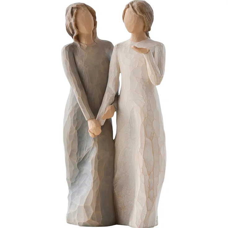 Willow Tree 27095 Figur Meine Schwester, meine Freundin, 6,4 x 3,8 x 21,6 cm