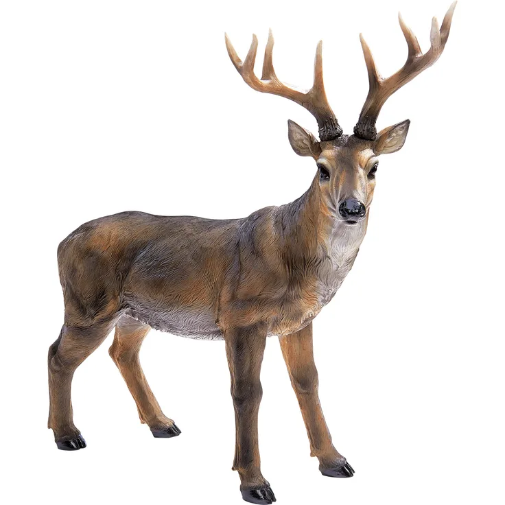 Design Toscano Buck mit dem großen Gestänge, Hirschstatue