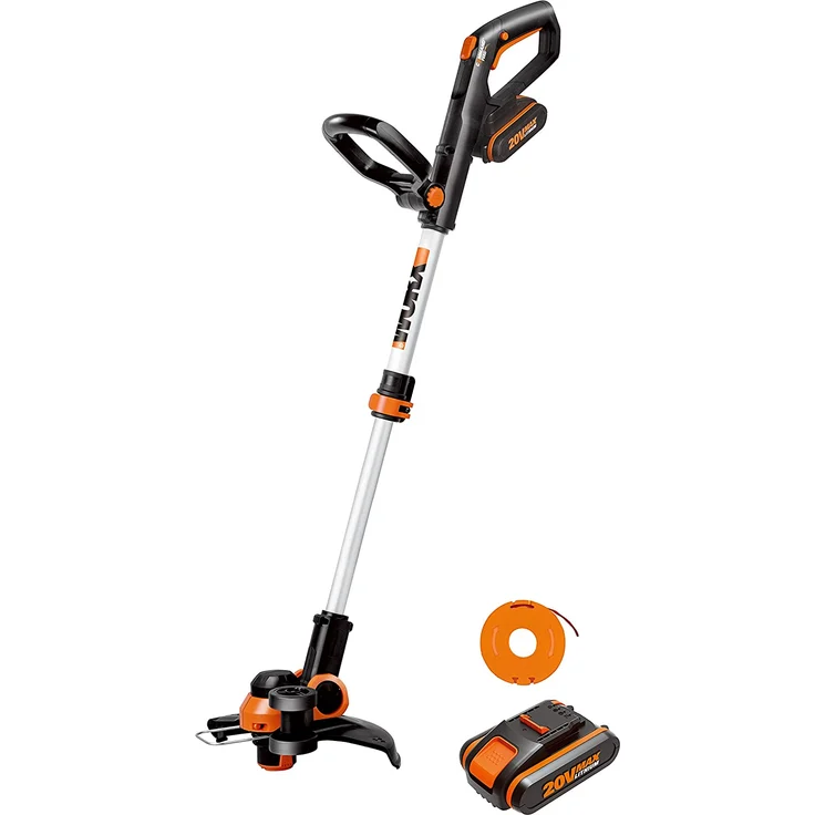 WORX WG163E Akku-Rasentrimmer und Kantenschneider Powershare 20V Li-Ion (inkl. 2X 2Ah Akkus und Ladegerät ), 30 cm Schnittdurchmesser – Bild 3