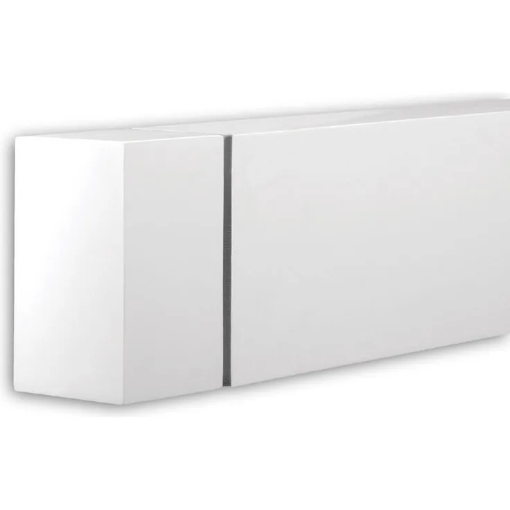 Profhome Decor - Stirnelement 433131 Fassadenstuck Zierelement Fassadenelement Modernes Design weiß