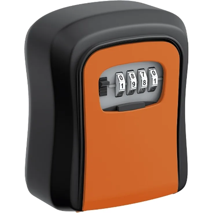 BASI - Schlüsselsafe - schwarz-orange - SSZ 200 - mit Zahlenschloss - Aluminium