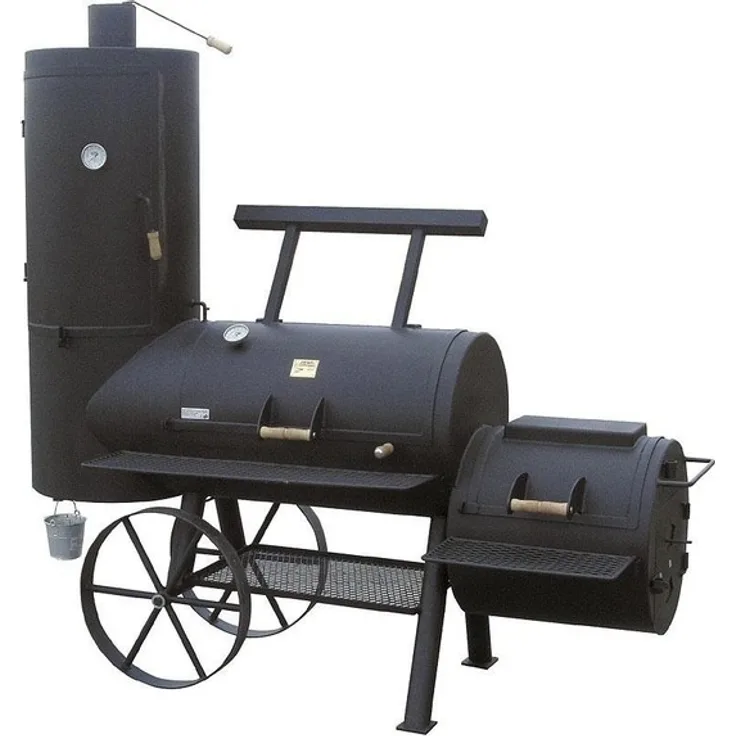 Rumo Joes Barbeque Smoker 24 Chuckwagon Catering, 245 x 434 x 165 cm, Ø Grillfläche 50 (4x) cm