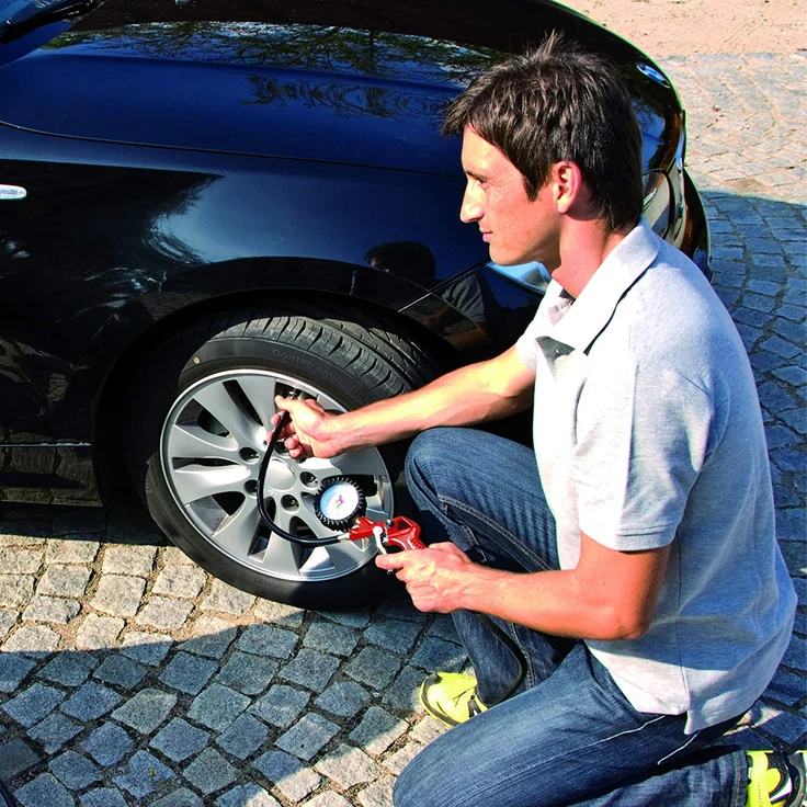 Einhell Kompressor TC-AC 190-6-8 OF ölfrei 1.100 W, max. 8 bar, öl-servicefreier Motor, 6 Liter Drucklufttank, Manometer, Schnellkupplung, Sicherheitsventil, Handgriff – Bild 6