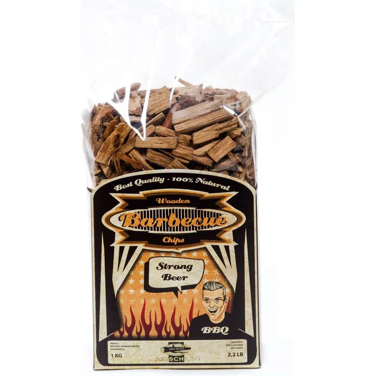 Axtschlag Smoking Chips Bier Eiche Räucherholz Räucherchips 1 kg 100G00M1000V
