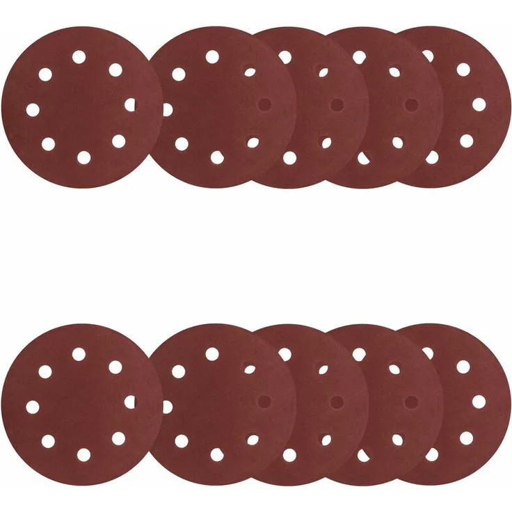 Dema - Schleifscheibe Schleifpapier 180mm Körnung K240 (10er Pack)