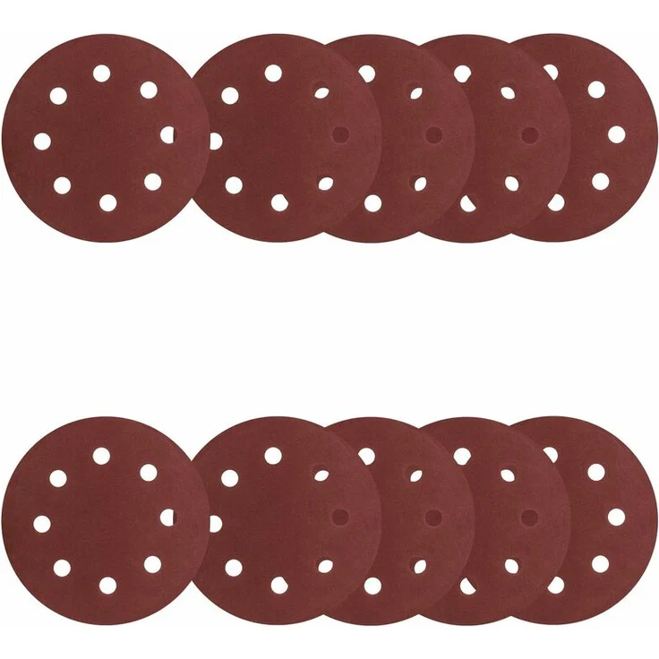 Dema - Schleifscheibe Schleifpapier 180mm Körnung K240 (10er Pack)